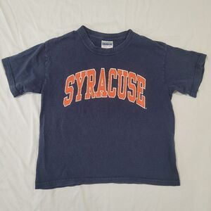 Gildan Size Small Blue and Orange Syracuse Short Sleeve Tee